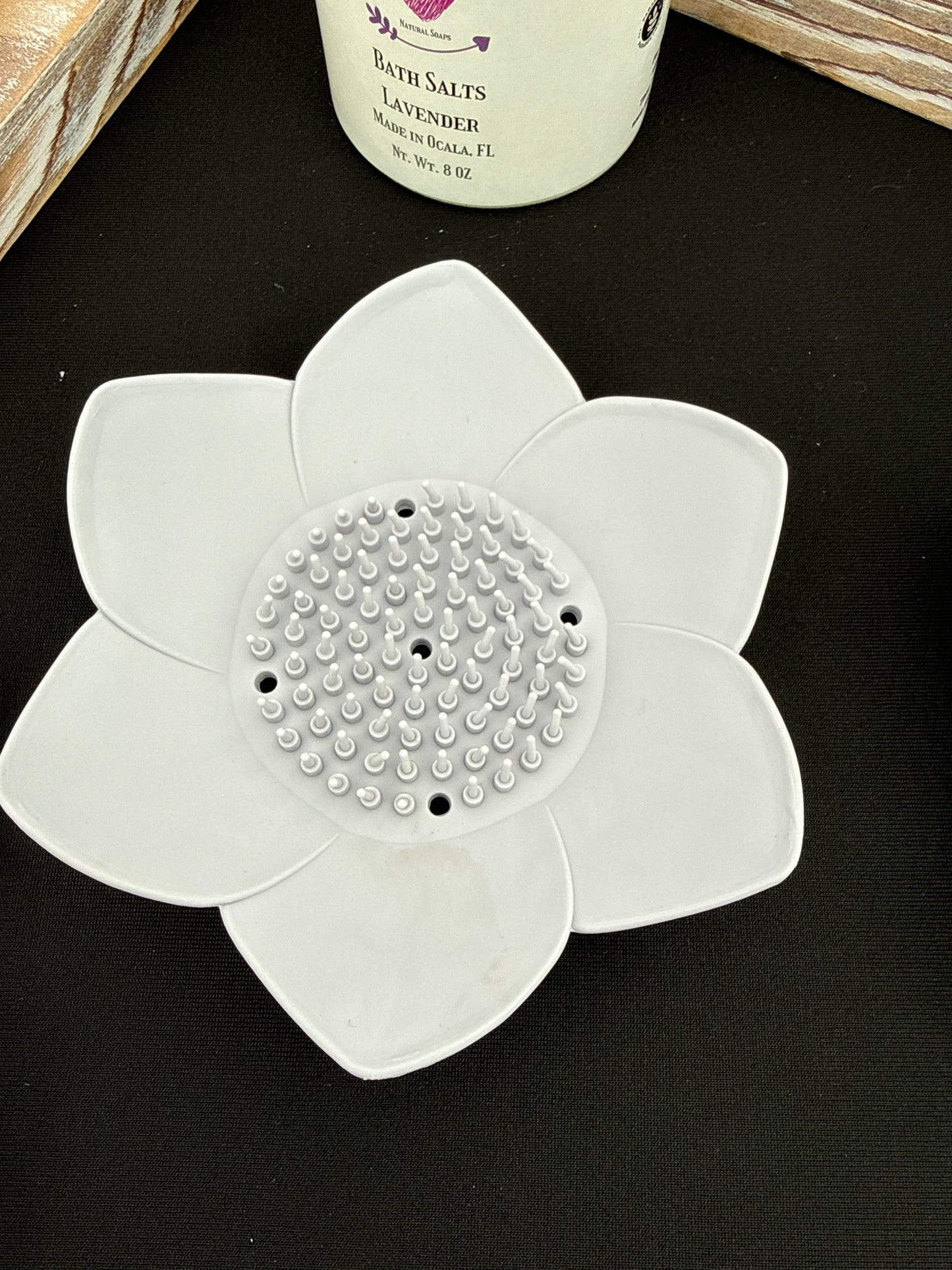 Silicone Petal Soap Tray with Draining